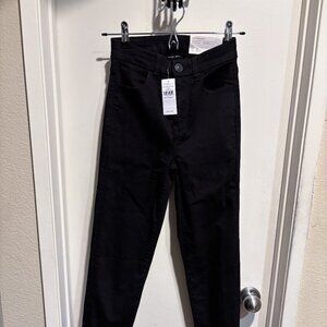 American Eagle CURVY Next Level Stretch Hi-Rise Jegging True Black - BRAND NEW